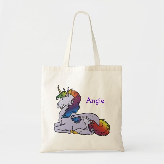 Sac de licorne - entièrement personnalisable ! (Devant)