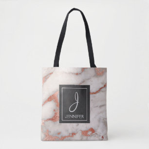 Sac de livre rose en marbre doré