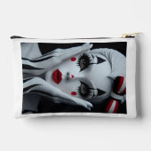 Sac de maquillage Arlequin monochrome - Gras & Élé (Verso)