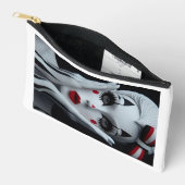 Sac de maquillage Arlequin monochrome - Gras & Élé (Ouvrir)