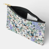 Sac de maquillage aux papillons floraux élégant et (Ouvrir)