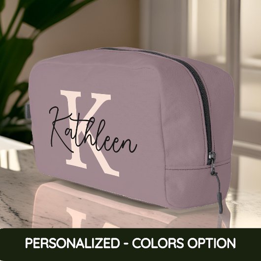 Sac de Maquillage avec Nom Initial Personnalisé Ca