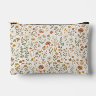 Sac de Maquillage Cosmétique Floral Botanique Fleu