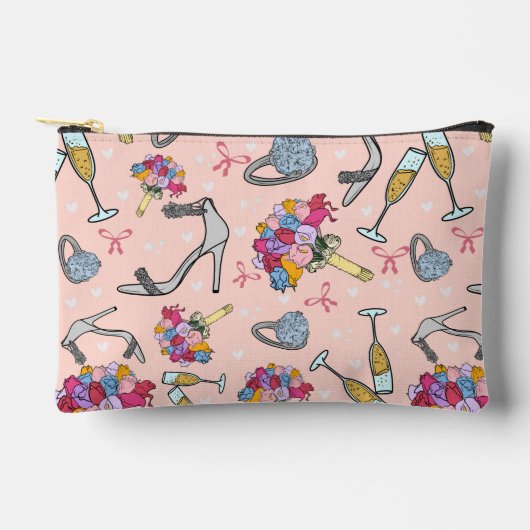 Sac de maquillage cosmétique mariage / Sac de toil (Recto)