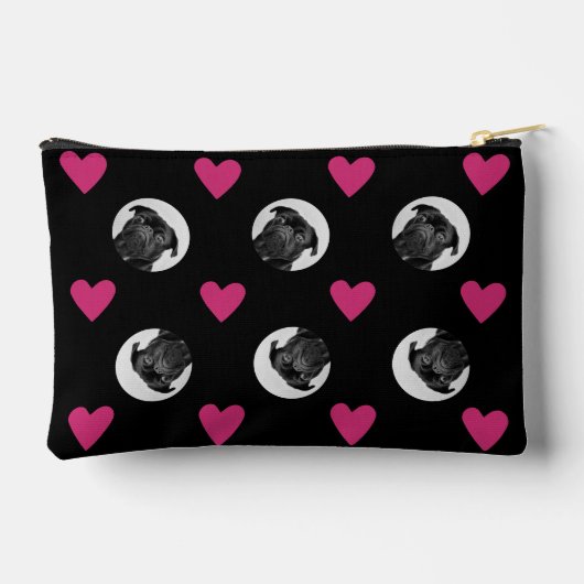 Sac de maquillage cosmétique pour chien sur mesure (Verso)