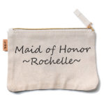 Sac De Maquillage D'Honneur<br><div class="desc">Sac de maquillage customisé. C'est un sac de maquillage qui montrera votre style unique. Customisez avec votre nom de servante d'honneur souhaité.</div>