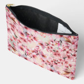 Sac de maquillage en fleurs de cerisier chic (Ouvrir)