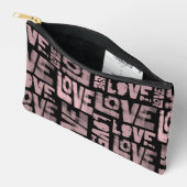 Sac de maquillage en graffiti - rose et noir - Amo (Ouvrir)