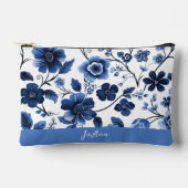 Sac de maquillage floral personnalisé (Recto)