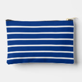 Sac de maquillage Nautique bleu et blanc classique (Verso)