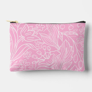 Sac de maquillage/toilette en crayon rose