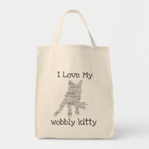 Sac de marché pour chats Wobbly Kitty CH Sac fourr