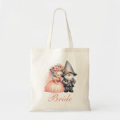 Sac de mariage avec mariée gnome fantaisiste Cadea (Devant)