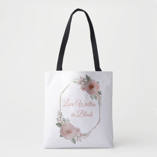 Sac de mariage Blush & Breeze – Élégant Moderne (Devant)