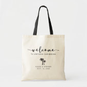Sac de mariage de destination Palmiers (Devant)