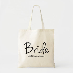 Sac de mariage pour le sac fourre-tout à toile de