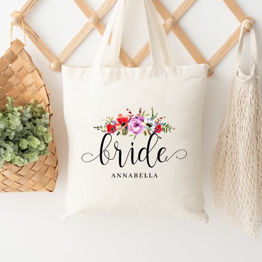 Sac de mariée à bouquet floral