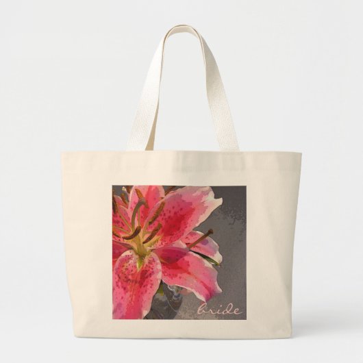 Sac de mariée rose et blanc (Devant)