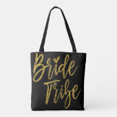 Sac de mariée Tribe Gold et Black Wedding Party (Dos)