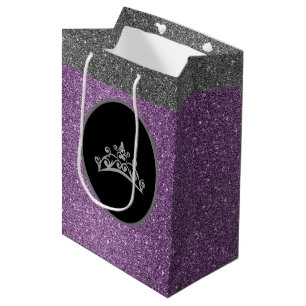 Sac de Mlle Pageant Tiara Crown Purple FX