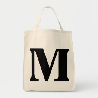 SAC DE MONOGRAMME DE "M"