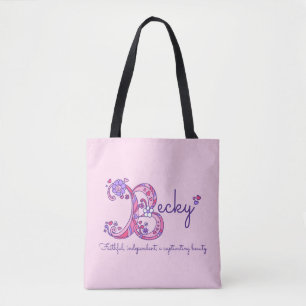 Sac de monogramme de nom et de signification de