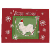 Sac de Noël en espagnol tibétain (blanc) (Dos)