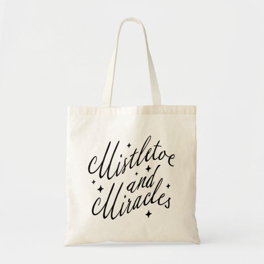 Sac de Noël Mistletoe et Miracles Holiday (Devant)