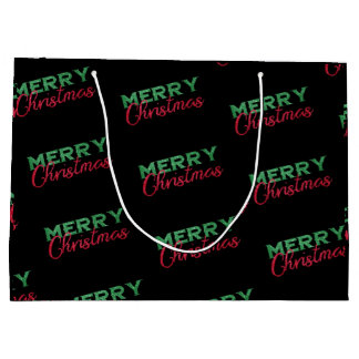 Sac de Noël personnalisé, fête de Noël