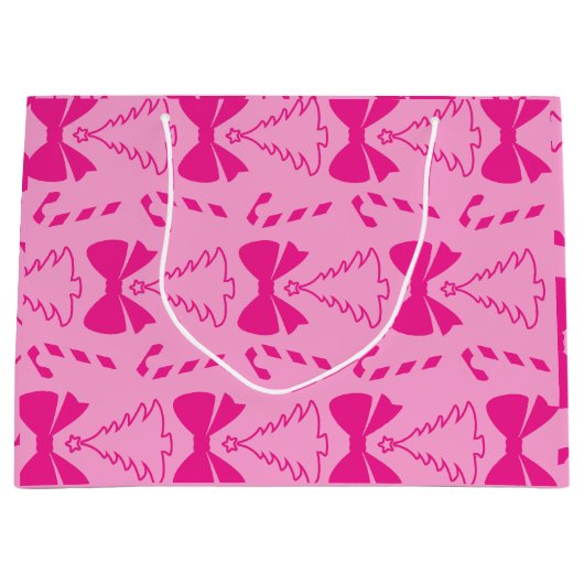 Sac de Noël Pink Bow (Devant)