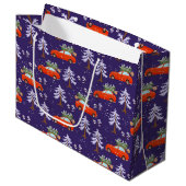 Sac de Noël pour achat de sapin (Devant Angle)