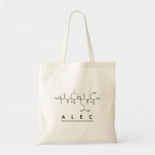 Sac de nom du peptide Alec (Devant)