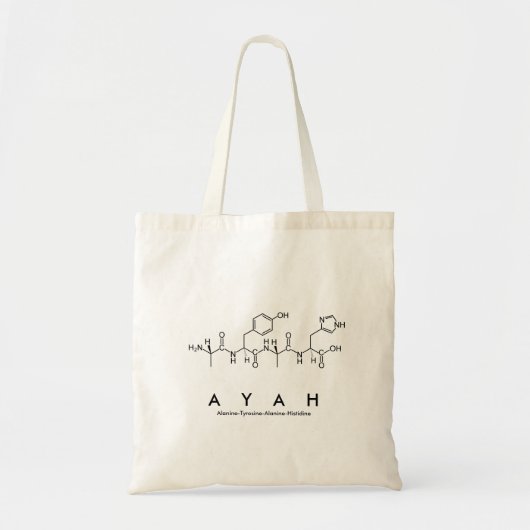 Sac de nom du peptide ayah (Devant)