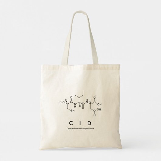 Sac de nom du peptide cid (Dos)