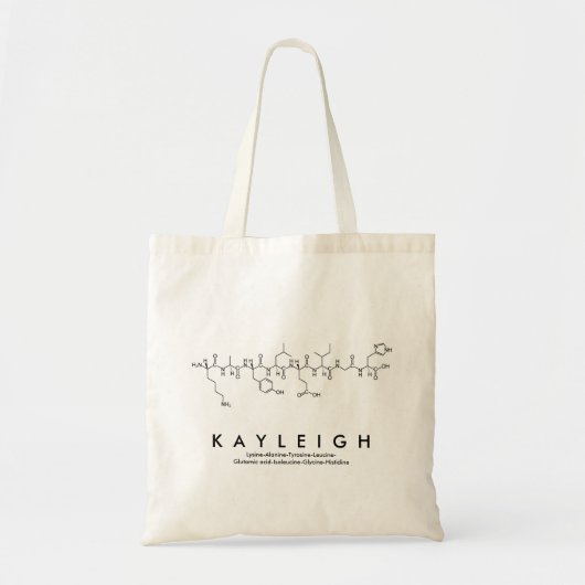Sac de nom du peptide Kayleigh (Devant)