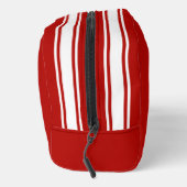 Sac de nuit à rayure blanche de course rouge de Pa (Droite)