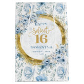 Sac de Parties scintillant en Sweet sixteen bleu c (Devant)