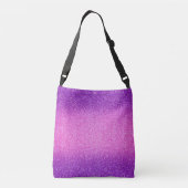 Sac de Parties scintillant Ombre Violet-Fuchsia (Dos)