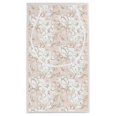 Sac de petit papier personnalisé Merci rose (Dos)