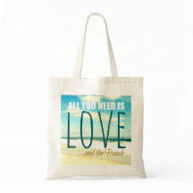 Sac de photo de plage d'amour
