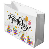 Sac de pinatas d'anniversaire (Devant Angle)