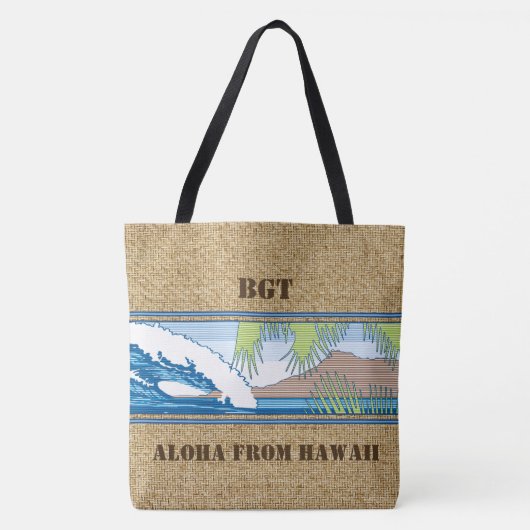 Sac de plage Ala Moana Hawaiian Monogram (Devant)