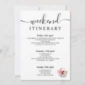 Sac de plage anniversaire argent programme de part (Dos)