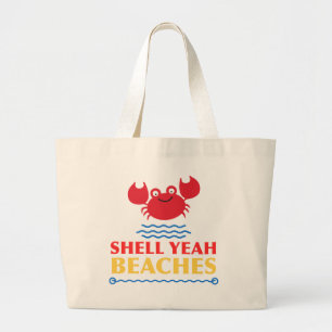 Sac de plage avec citation drôle d'été