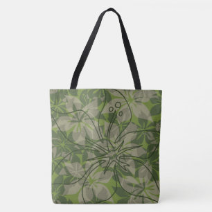 Sac de plage Camo Hawaïen Olowalu Hibiscus