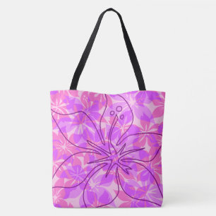 Sac de plage Camo Hawaïen Olowalu Hibiscus