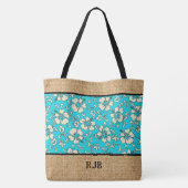 Sac de plage de Malia Hibiscus Hawaii Monogram (Dos)