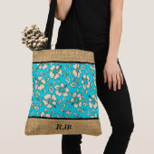 Sac de plage de Malia Hibiscus Hawaii Monogram (De près)