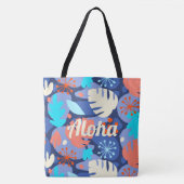 Sac de plage de Mod Monstera Leaf Hawaiian Tropica (Devant)