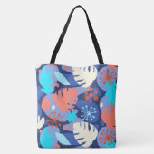 Sac de plage de Mod Monstera Leaf Hawaiian Tropica (Dos)